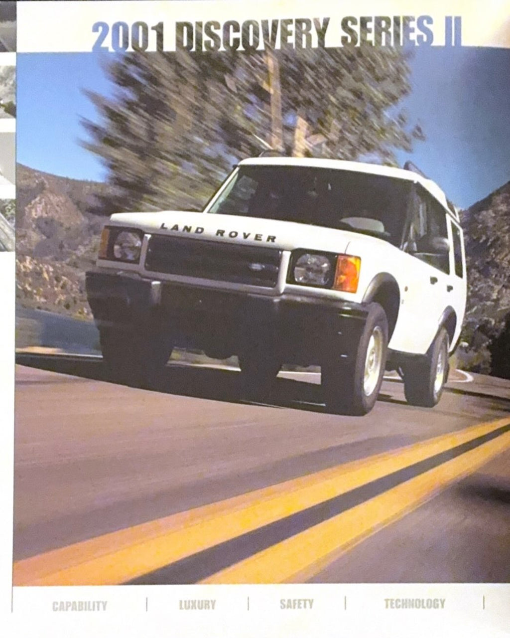 2001 Land Rover Discovery Series II Brochure