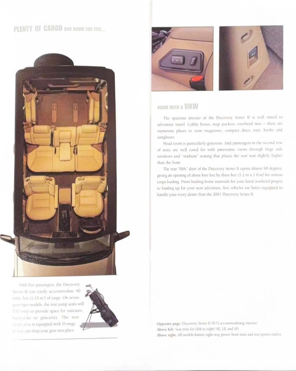 2001 Land Rover Discovery Series II Brochure